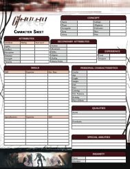 Cthulhutech Vade Mecum Pdf